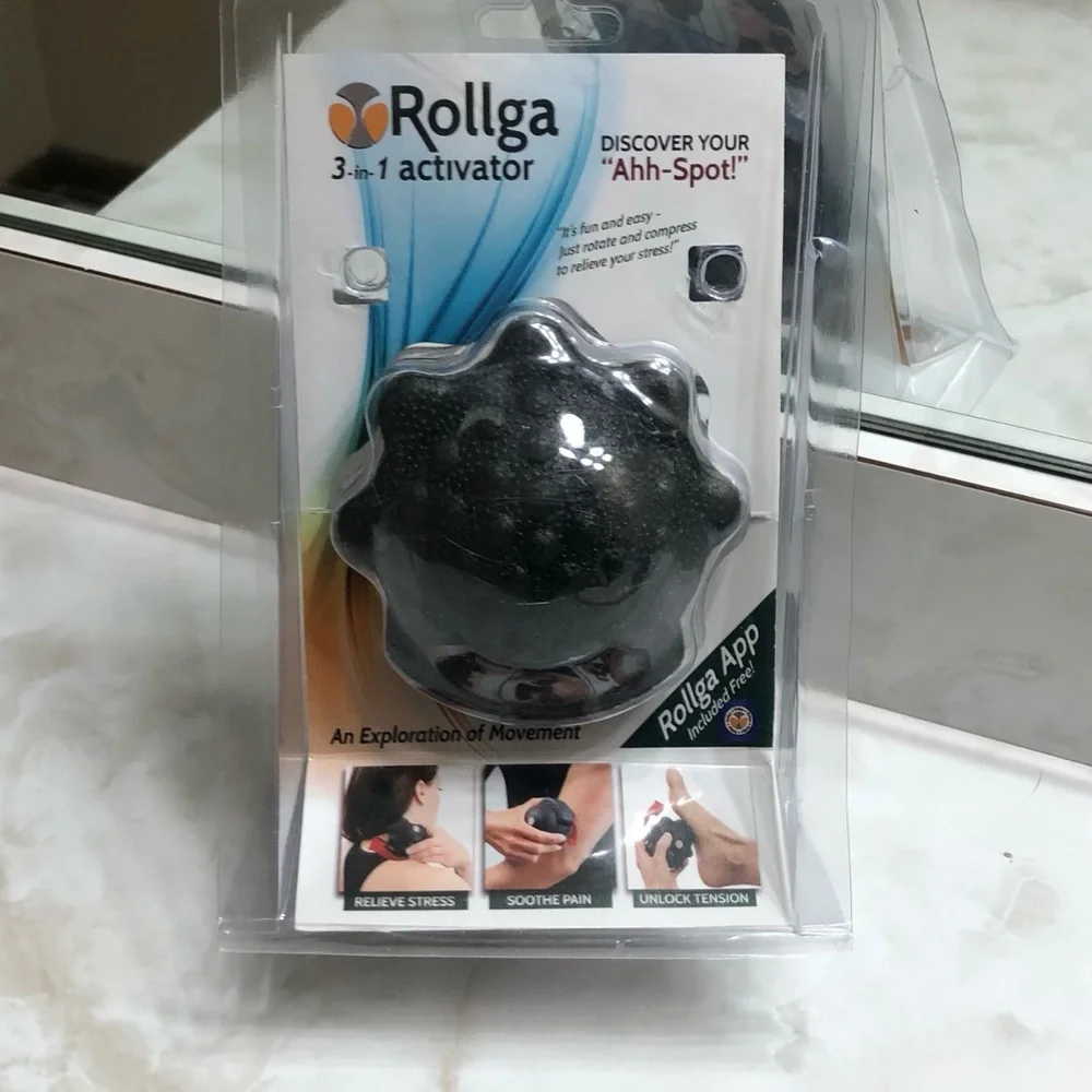 ROLLGA 3-in-1 Activator Deep Tissue Massage Ball (Black) - Picture 1 of 8